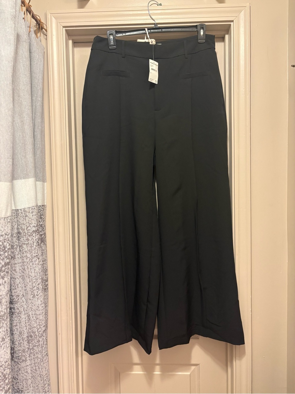 NWT By Design black wide-leg trousers  size 14